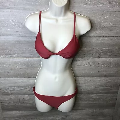 Zaful Womens Size 6 Brown Padded Back Strappy Bathing Suit NWT • $8.39