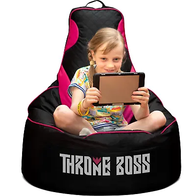 Throne Boss Gaming Bean Bag Chair (Child_Pink) • $124