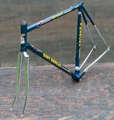 Vintage Eddy Merckx Corsa-01 Road Bike FRAME & FORK 54cm Dedacciai Steel Bicycle • $1588