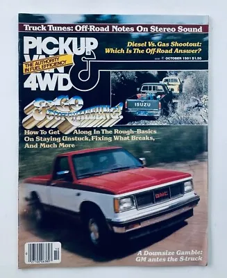 VTG Pickup Van & 4WD Magazine October 1981 GM Antes The S-Truck No Label • $19.95