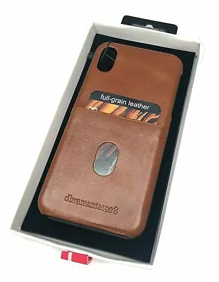 Dbramante1928 Tune CC Real Luxury Leather Cover For Apple IPhone X/XS - Tan • £5.99