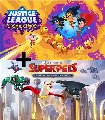 DC's Justice League: Cosmic Chaos & Super-Pets Adventures Bundle - PC Steam Keys • $19.99