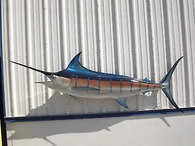 110  Blue Marlin Two Sided Fish Mount Replica - Quick Production • $1320