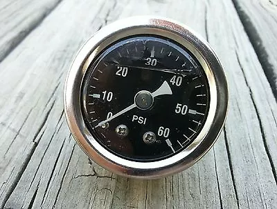 Oil Pressure Gauge 60 PSI For Harley CLEARENCE Was $35 +S/H • $27