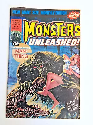 Monsters Unleashed #1 (1975) Newton Australian Published Comic - Good Condition • $42.21