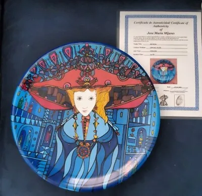 Jose Maria Mijares Ceramic Plate 14.5     Unique  Habanera • $950