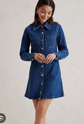 Levi’s Denim Mini Dress Size XS BNWT • £25.10