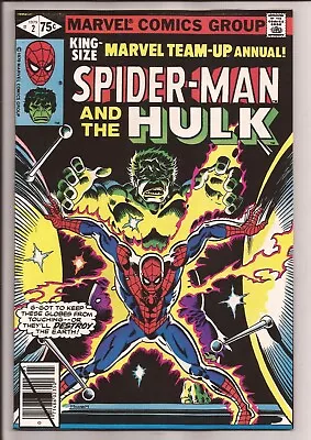 Marvel Team-Up Annual #2 NM- 9.2 Off-White Pages (1972 1st Series) • $28