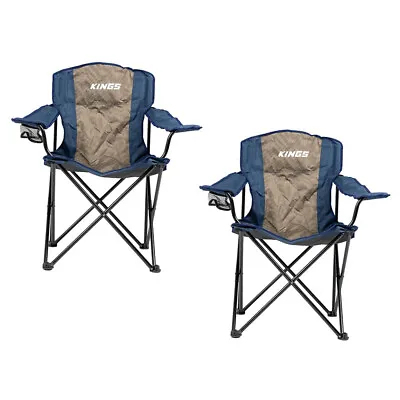 2 XAdventure Kings Essential Camping Chair Light Portable Outdoor Beach Fishing • $59.90