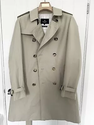 Hackett Kingsway Mens Mackintosh / Trench Coat • £190