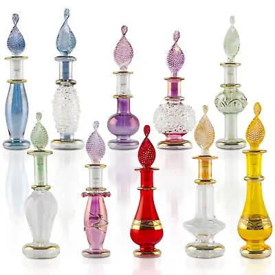 CraftsOfEgypt Genie Blown Glass Miniature Perfume Bottles For Perfumes & Esse... • $18.72