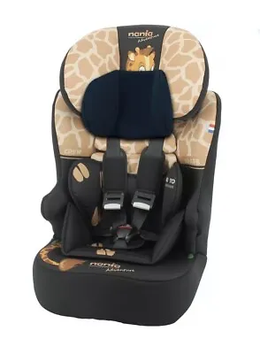 Nania Giraffe Themed  Race I Group 1/2/3 9 Month- 12 Yrs Car Seat Brand New • £64.99