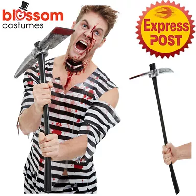 AC1073 Pick Axe Prop Adult Halloween Blood Stained Thor Hammer Costume Accessory • $16.50