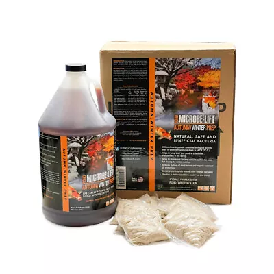 Microbe-Lift Autumn / Winter Prep 1 Gallon Fall Pond Winterizing  AUTPREPGK • $83.79