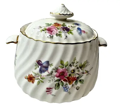 Minton Marlow Bone China Sugar Bowl With Lid S-309 Wreath Backstamp Replacement • $18