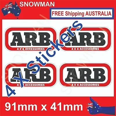 $4.39 • Buy ARB 4x4 Accessories 4 X 91mm X 41mm Decal Sticker Truck Ute Bumper 4WD