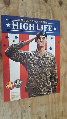 Miller High Life Beer Military Poster • $12