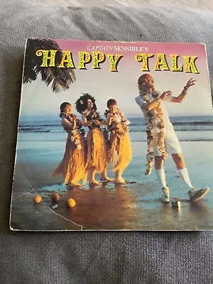 Captain Sensible - Happy Talk    Used  7  Single Record • £3.45