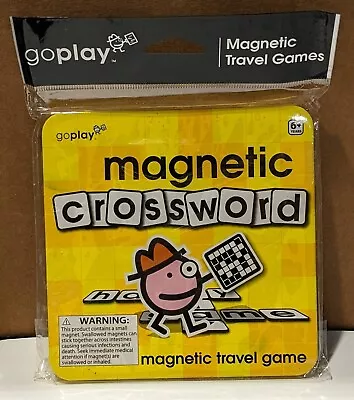 8155 Magnetic Crossword GoPlay Magnetic Travel Game By Toysmith - For Ages 6+ • $7