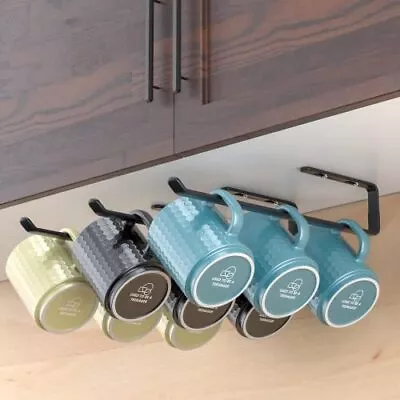 3 Pack Metal Mug Holder Coffee Bar Accessories Cup Hooks Display Rack • $11.23