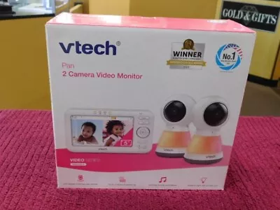 VTech VM5255-2 2 Digital Camera Video Baby Monitor With Pan Zoom And Night Light • $29.99