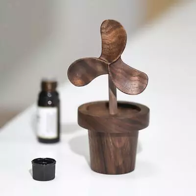 $37.76 • Buy Non-Electric Essential Oil Diffuser Wooden Diffuser Bottle For Car Office Desk