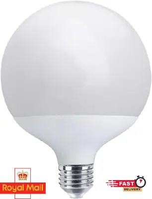 BTEK E27 15W Global Large Led Light Bulb WARM WHITE  • £4.68