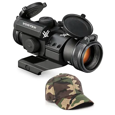 Vortex Optics Strikefire II 4 MOA Red Dot Sight With Free Hat Camo Forest Bundle • $199