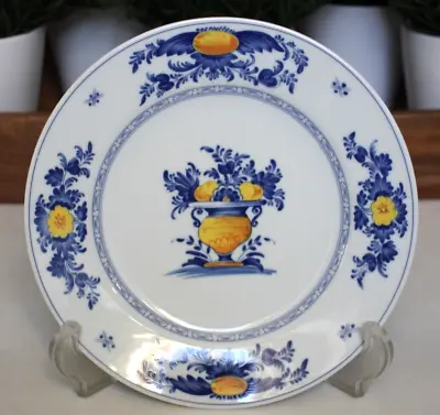 Vista Alegre Viana Salad / Dessert Plate  In White Blue And Yellow 8 3/8  • $10