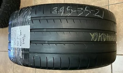 One Used 295/35R21 2953521 YOKOHAMA ADVAN SPORT Porsche 4-5/32 SINGLE • $85.14