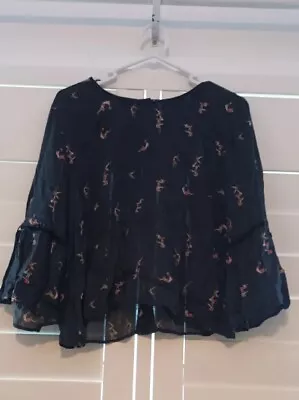 ZARA Printed Top Size 8 • $7.99