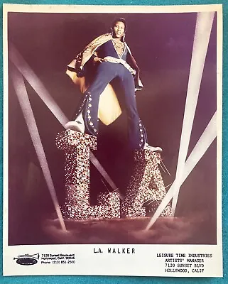 Black Elvis Impersonator Promo Photo L.A. Walker Original Sound Records 1970s • $10