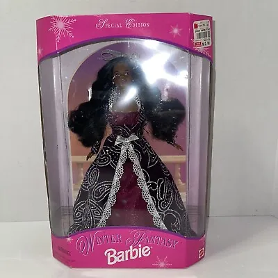 1996 Mattel - Barbie Winter Fantasy - Special Edition - NRFB Black Hair Nice! • $29.95