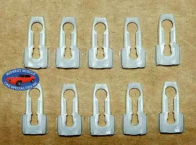 73-79 Ford F100 F150 F250 Truck Body Rear Of Cab Belt Molding Trim Clips 10pc ZD • $20.18