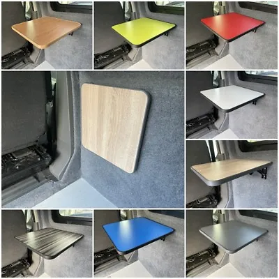 Folding Campervan Table 400mm  X 400mm With Folding Brackets Worktop Extension • £35.50