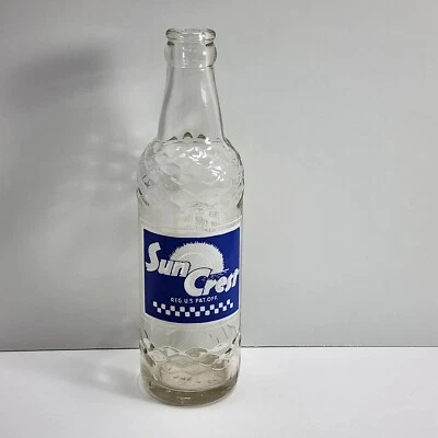 $4.99 • Buy Sun Crest Soda Sun Crest Bottling Co Clarksburg W Va Bottle 10oz ACL
