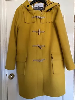 Montgomery Classic Fit Duffle Coat / Wooden Toggles Size L  - Mustard - Women’s  • £50