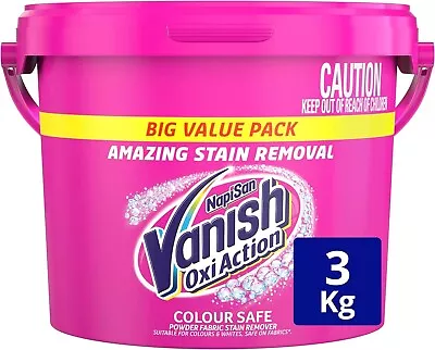 Vanish Napisan Oxi Action Bulk Clothes Laundry Washing Powder Stain Remover 3kg • $25.99
