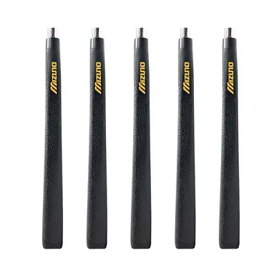 Mizuno Black Golf Pistol Putter Grip Animal Texture Traction Gold Logo  - 5 Pack • $80.85