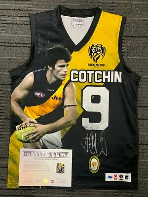 Trent Cotchin Richmond Tigers Hand Signed Afl Jumper Brownlow Medal Martin Rance • $349.95