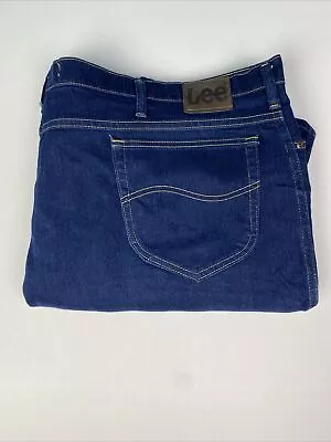 Lee Men’s Size 54x30 Jeans Denim Blue Medium Wash Regular Fit Blended 2102046 • $8.83