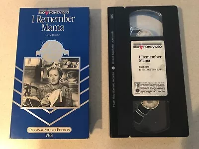 I Remember Mama (VHS 1985) Irene Dunne Barbara Bel Geddes Philip Dorn • $6.39