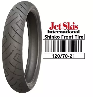 Shinko 777 HD 120/70-21 Black Wall Front Tire Harley Touring Bagger FLHT • $114.36