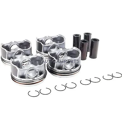 4x Upgraded KS Piston And Rings Set Improve Oil Consumption For VW Audi 2.0T • $178