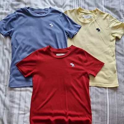 3x Abercrombie And Fitch  T-shirts Age 5-6 Years • £5