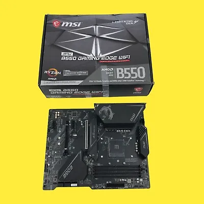 MSI MPG B550 GAMING EDGE WIFI Motherboard Socket AM4 #900 Z35 B8 • $64.98