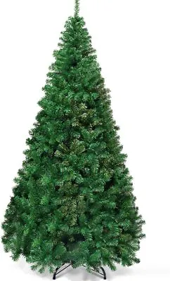 £29.99 • Buy 7Ft Christmas Tree 1200 Branches Bushy Xmas Tree Home Traditional Decoration UK