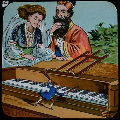 £15 • Buy Magic Lantern Slide GULLIVERS TRAVELS NO12 C1900 ILLUSTRATION STORY ANTIQUE 