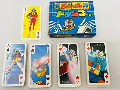 【Excellent 5+】Mobile Suit Gundam Playing Card Case Tramp 1980s TV Magazine #2635 • $60.47