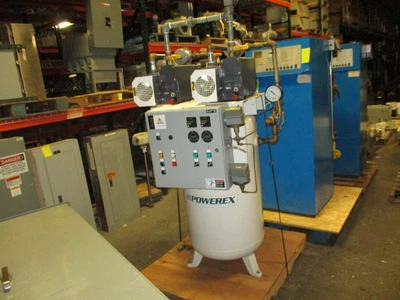 $2400 • Buy Powerex Air Compressor SPL2887571 2HP 80-Gallon Tank 16 SCFM 208V 3Ph 60Hz Used